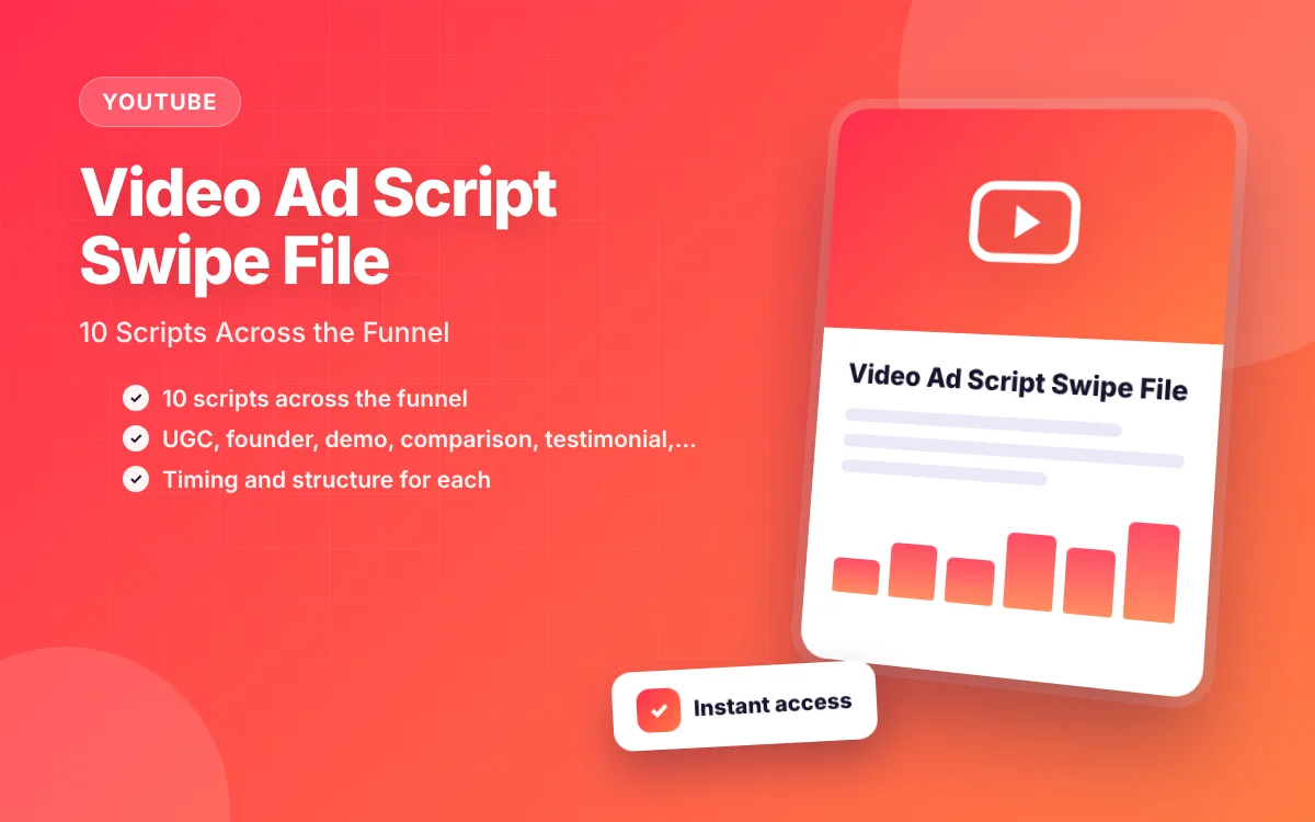 Video Ad Script Swipe File: 10 Scripts Across the Funnel