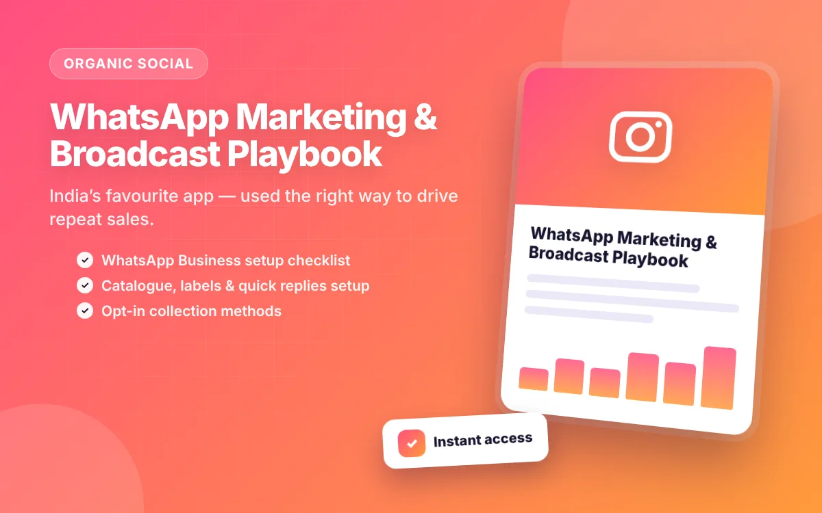 WhatsApp Marketing & Broadcast Playbook